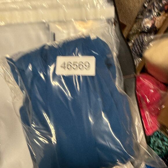 Under Armour Activewear Track Pants Women 2XL Tall Blue Pull On Pockets Fitted - Picture 8 of 8